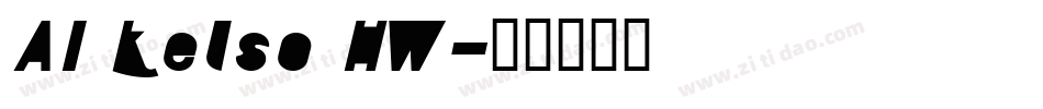 AI kelso HW字体转换